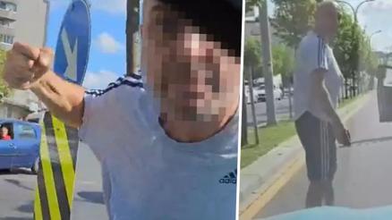 Yol verme tartışmasında doktora saldırı... O anlar kamerada