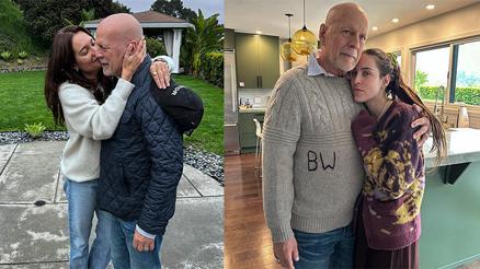 Hastalığı ilerleyen Bruce Willisin kızları üvey annelerini övgüye boğdu: Cesaretin dağları yerinden oynatıyor