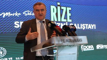 Bakan Bak, Rize’de Spor Turizmi Çalıştayı’na katıldı Talep edilen ülkeyiz...