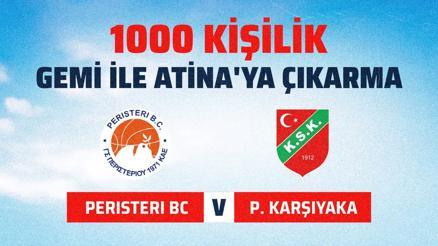 Pınar Karşıyakada taraftarlar, gemiyle Atina’ya çıkarma yapacak