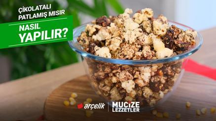 Tereyağlı ve çikolatalı patlamış mısır nasıl yapılır | Mucize Lezzetler