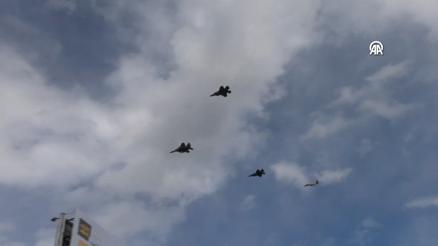 İsrail savaş uçaklarından Nasrallahın cenaze töreni sırasında Beyrut semalarında alçak uçuş