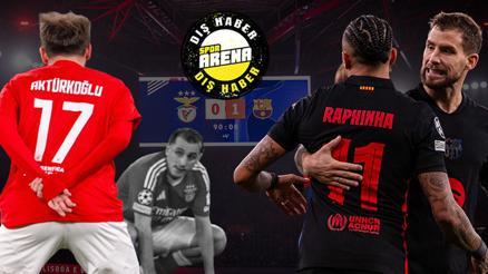 Benficanın Barcelona yenilgisi sonrası Portekiz basınından Kerem Aktürkoğluna sert eleştiri: Milyon dolarlık soru: Türk nerede Umursamaz