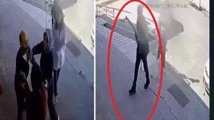 Doktora beyzbol sopalı saldırı girişimi kamerada