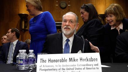 Trumpın İsrail Büyükelçisi adayına Senatoda protesto: Hristiyanlığı, etnik temizliği meşrulaştırmak için kullanıyor