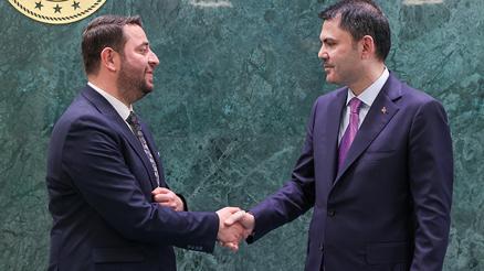 TİP’li Samandağ Belediye Başkanı’ndan Bakan Kurum’a teşekkür ziyareti