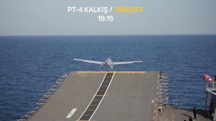 DENİZKURDU-2025 Tatbikatında Bayraktar TB3 gösterisi