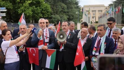 Bakan Işıkhan’dan Cenevrede Filistine destek