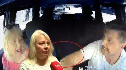 Öldürülme korkusuyla taksiye binen eşi ile şoförü yaralamıştı, 20 yıla kadar hapsi istendi; saldırı kamerada