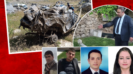 Bilirkişi heyetinin bulunduğu araç şarampole yuvarlandı: 5 ölü