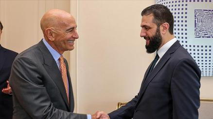 Şara ve ABDnin Ankara Büyükelçisi Barrack bir araya geldi