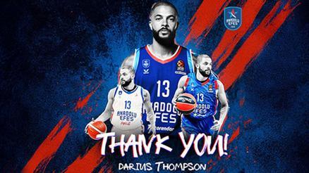 Anadolu Efeste Thompson ile yollar ayrıldı