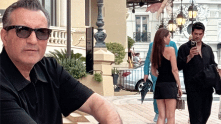 Fotoğraflara bakınca fark etti Monakoda şaşırtan tesadüf...