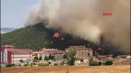 Edirnede makilikte çıkan yangın, tarlaya sıçradı