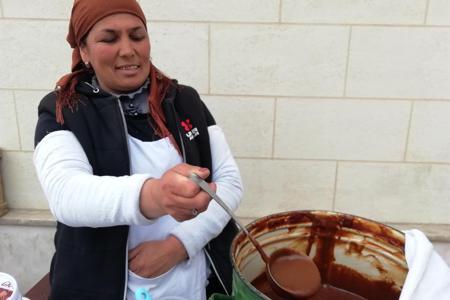 Özbeklerin Nevruz tatlısı "sümelek"