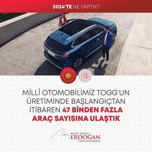 Cumhurbaşkanı Erdoğan madde madde paylaştı: 2024te ne yaptık