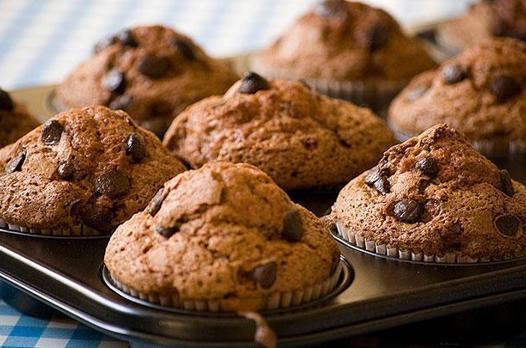 Parça çikolatalı kakaolu muffin tarifi
