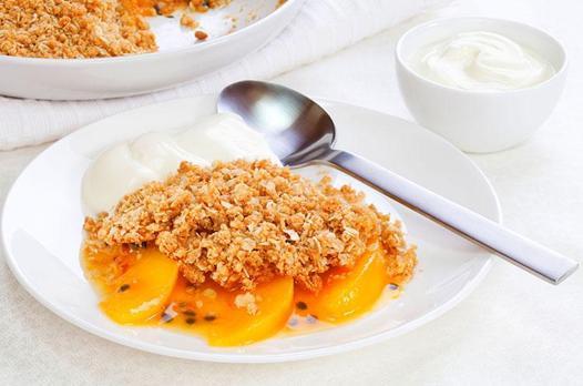 Şeftalili crumble tarifi