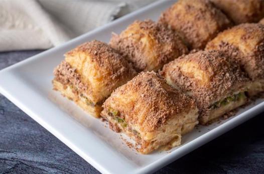 Çikolatalı sütlü soğuk baklava tarifi