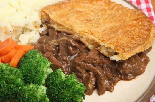 Biftekli ve böbrekli pay (Steak and kidney pie) tarifi