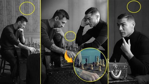 Messi ile Ronaldo Louis Vuitton için buluştu: Tarihi fotoğrafa satranç  efsanesi Magnus Carlsen de kayıtsız kalamadı