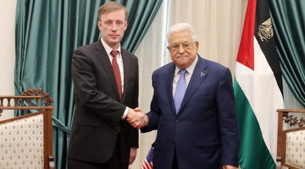 Beyaz Saray Ulusal Güvenlik Danışmanı Sullivan, Filistin Devlet Başkanı Abbas ile görüştü