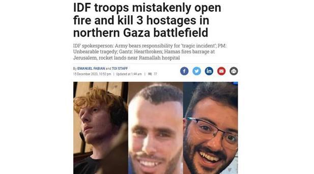 IDFnin öldürdüğü rehinelerle ilgili detaylar İsraili ayağa kaldırdı