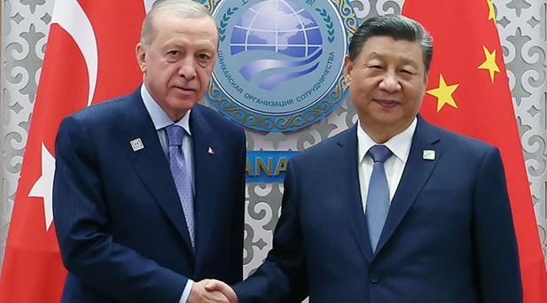 Cumhurbaşkanı Erdoğan, Çin Devlet Başkanı Cinping ile görüştü