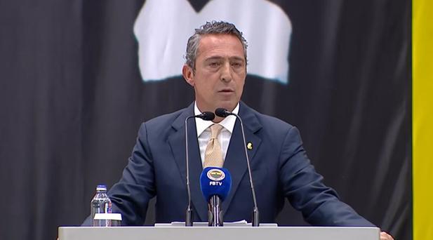 FENERBAHÇE BAŞKANI ALİ KOÇ KONUŞUYOR