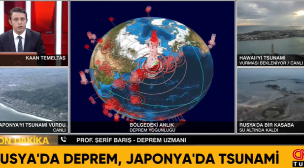 Deprem dalgaları dünyanın çevresini 4-5 kere turlayacak