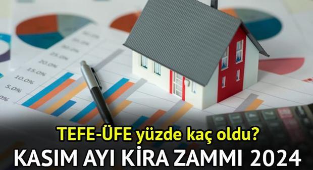 TÜİK Kasım ayı kira artış oranı 2024 açıklandı Kasım ayı kira zammı (TEFE-ÜFE) ne kadar, yüzde kaç oldu İşte ev ve iş yeri kira zammı hesaplama...