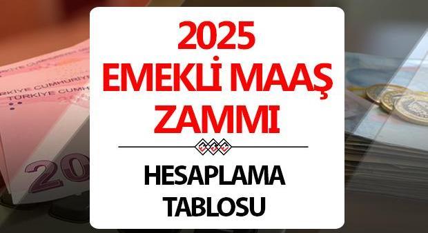 EMEKLİ MAAŞ ZAMMI HESAPLAMA TABLOSU YENİLENDİ (YILBAŞI OCAK 2025) || TÜİK 4 aylık enflasyon farkı belli oldu En düşük Bağ-Kur ve SSK emekli maaş zammı ne kadar, kaç TL olacak İşte son tahminler