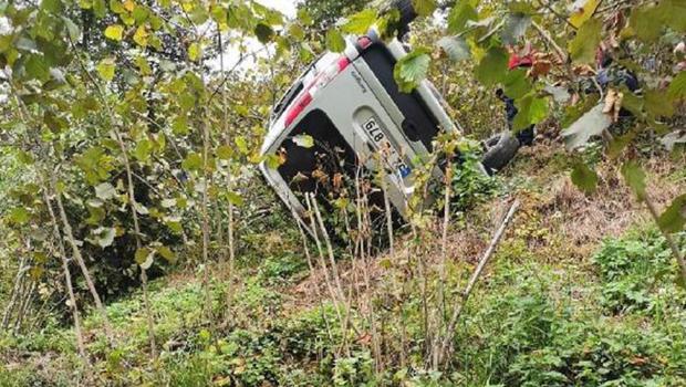 Ordu'da kamyonet devrildi: 1 ölü, 1 yaralı