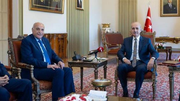 TBMM Başkanı Numan Kurtulmuş, Cezayir Dışişleri Bakanı Ahmed Attaf'ı kabul etti