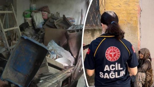 Bursa'da çöp ev vakası... İhbar eden komşularına beddua yağdırdı