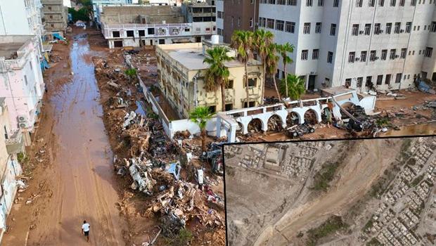 Daniel Fırtınası'nın Libya'da bıraktığı yıkım uydu görüntülerine yansıdı