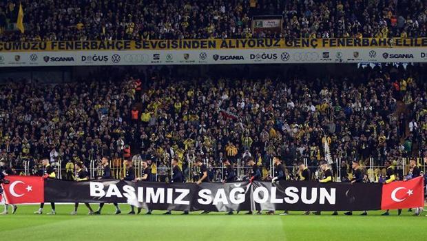 Fenerbahçe - Galatasaray derbisi öncesi teröre karşı tek yürek! 