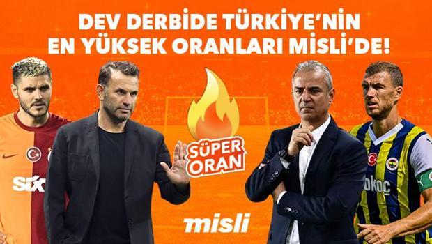 Süper Kupa'ya Süper Oran yakışır! Galatasaray-Fenerbahçe, Türkiye’nin En Yüksek Oranları’yla yine Misli’de...