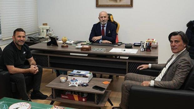 A Milli Takım Teknik Direktörü Montella, Galatasaray'ı ziyaret etti
