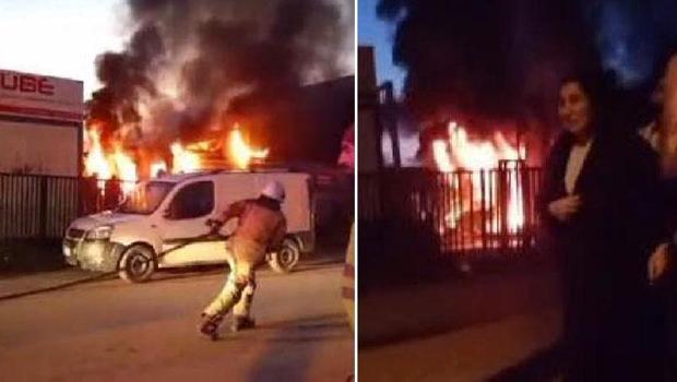 Konteynerde yangın faciası! 3 işçi hayatını kaybetti, 2 yaralı