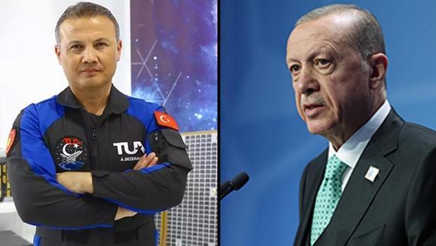 Cumhurbaşkanı Erdoğan, Türkiye’nin ilk uzay yolcusu ile görüştü