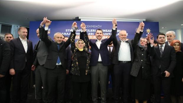 AK Parti İBB Başkan Adayı Murat Kurum Çekmeköy'de