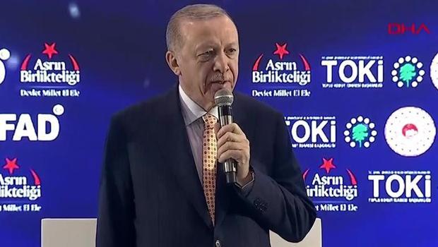 Cumhurbaşkanı Erdoğan: 2 ayda 75 bin, yıl sonuna kadar 200 bin konutu teslim edeceğiz
