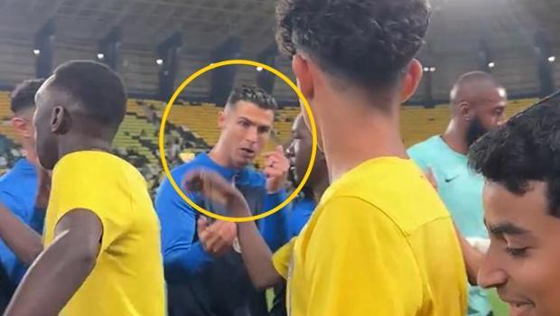 Cristiano Ronaldo oğlunun yaptığı harekete çok sinirlendi