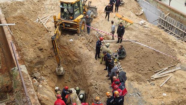 Sancaktepe'de toprak altında kalan işçi Yasin Can yaşamını yitirdi