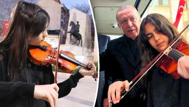 Cumhurbaşkanı Erdoğan'a keman çalmıştı... 'Çok farklı bir duygu'