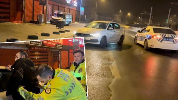 Bursa'da alkollü sürücü 'dur' ihtarına uymadı, geri vitese takıp kaçmaya çalıştı