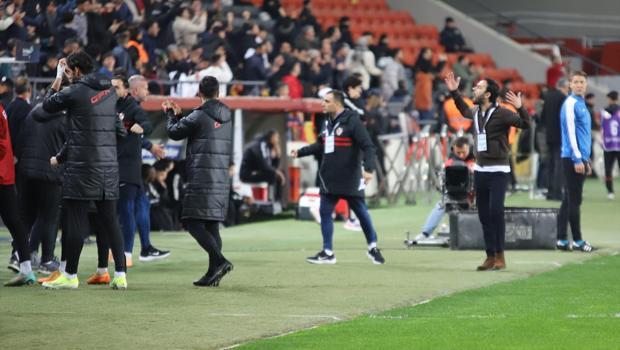 Gaziantep FK - Beşiktaş maçında ekrana yansımayanlar
