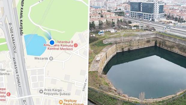 İstanbullular şaşkına döndü: Sosyal medyanın konuştuğu 'göl' havadan görüntülendi