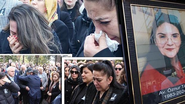 Kazada hayatını kaybeden avukat Öznur Taş'a son veda